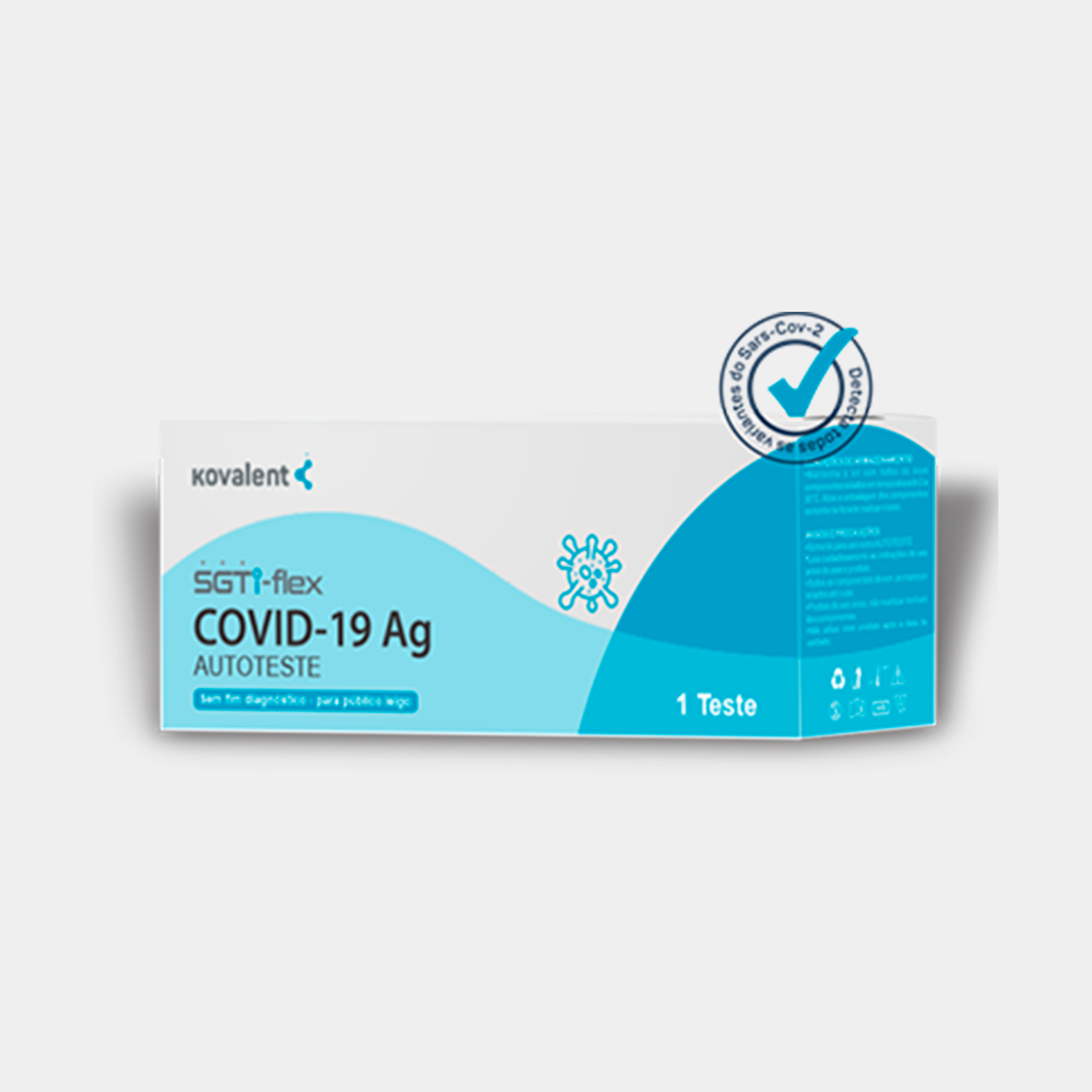 TESTE RAPIDO COVID AG Teste Rápido Covid - 19 Ag - Autoteste Sgti-Flex - Imagem 1