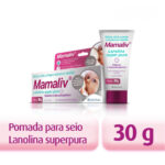 Pomada Mamaliv Lanolina SuperPura Mamilos Amamentação 30g